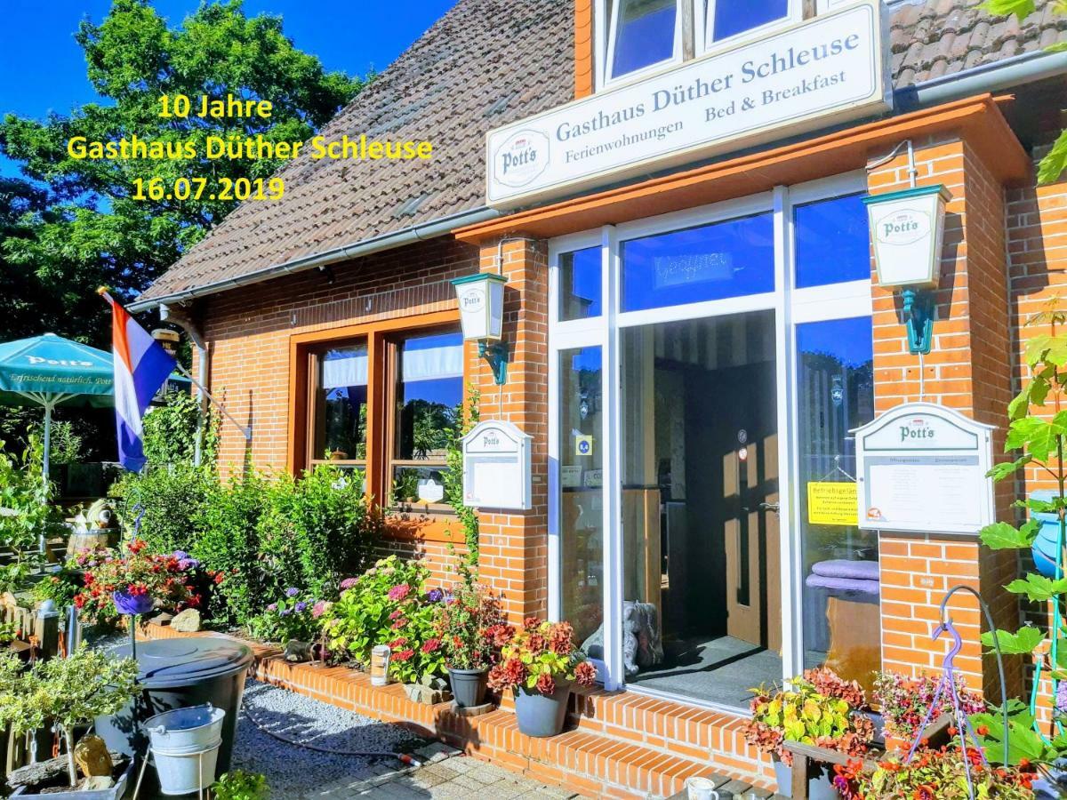 Gasthaus Duether Schleuse Duthe Bagian luar foto